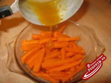 Пьяный кролик с мандариновым соусом