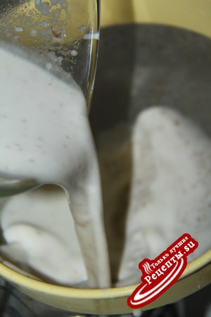 Горячий шоколад на гречневом молоке