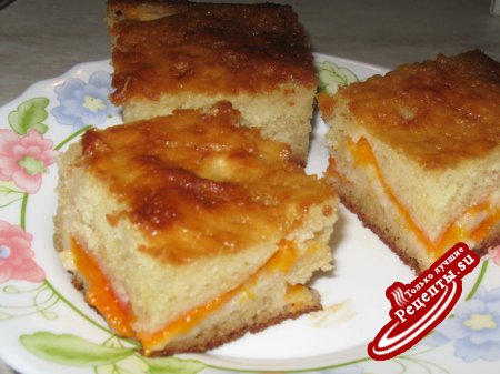 Пирог с абрикосами (вариант)