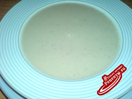 Суп-пюре из запечённых баклажанов и помидорок