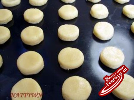 Птифуры "Ватрушки с шоколадным и белковым кремами"