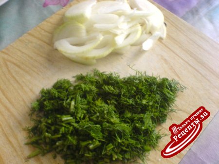 Лапшевник сырный с зеленью