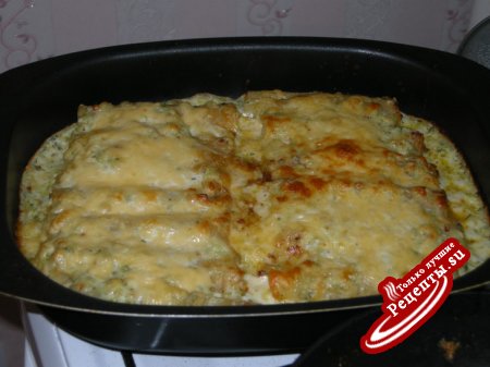КАННЕЛОННИ ФАРШИРОВАННЫЕ КРЕВЕТКАМИ