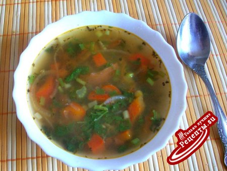 Суп "Чечевица + витамины"