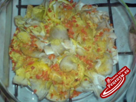 Нежная нутрия с рисом и грибами