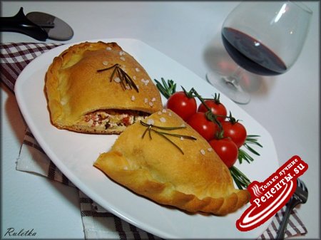 Миникальцоне "Трио" (pizza Calzone, закрытая пицца).