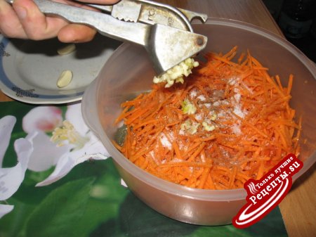 Хрустящая морковь "по корейски"(вариант)