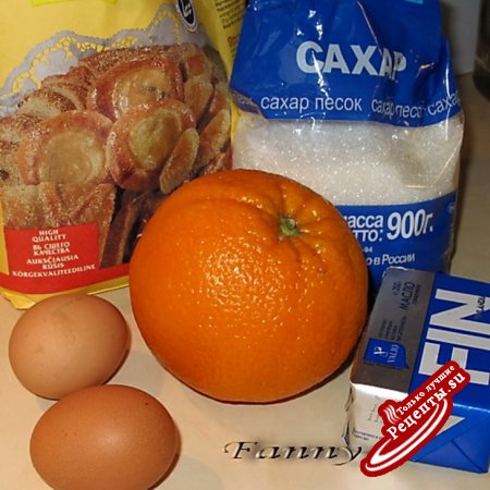 Сочный апельсиновый пирог