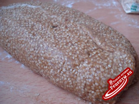 Ко встречe в Гиссене - КУНЖУТНО-КАРАМЕЛЬНОЕ ПЕЧЕНЬЕ для хрустенья!