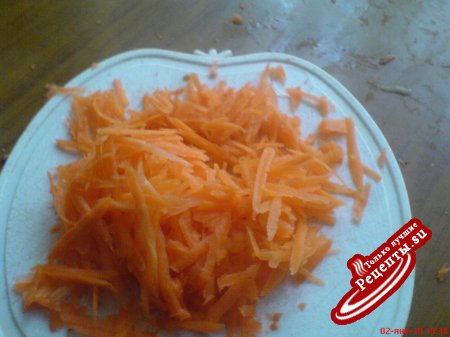 Куриный шницель в морковной шубке