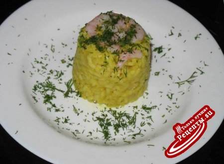 Ризотто с креветками и карри (Risotto con Gambery e Curry)