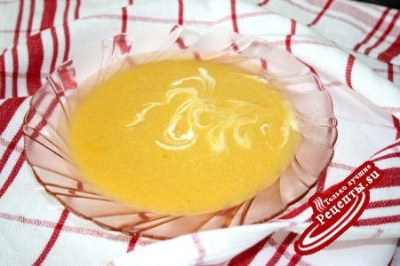 Крем-суп из тыквы с птицей