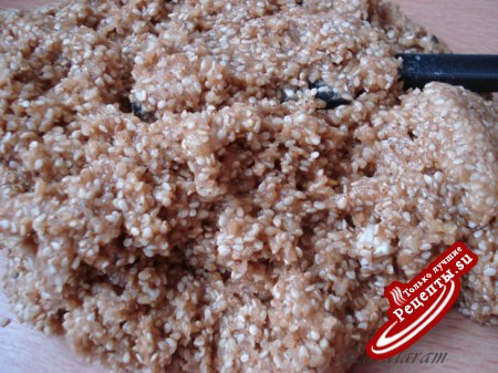 Ко встречe в Гиссене - КУНЖУТНО-КАРАМЕЛЬНОЕ ПЕЧЕНЬЕ для хрустенья!