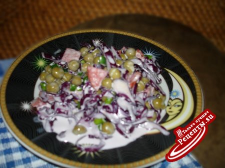 Фиолетовый салатик
