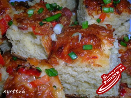 "КУБИКИ" закусочные с сыром, беконом и болгарским перцем