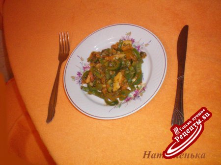 Горячий салат или овощной гарнир к мясу