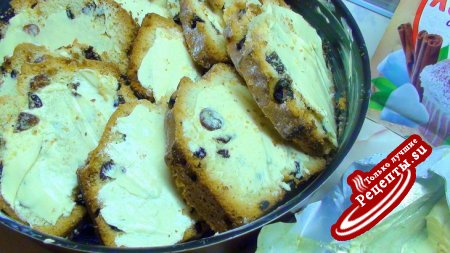 Пирог из кекса (с яблоками, корицей и молочной заливкой)! Bread & Butter Pudding.