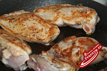 Курица с соусом "Шатни"