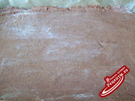 Абрикосово-шоколадный пирог с творогом и посыпкой "Штрейзель".