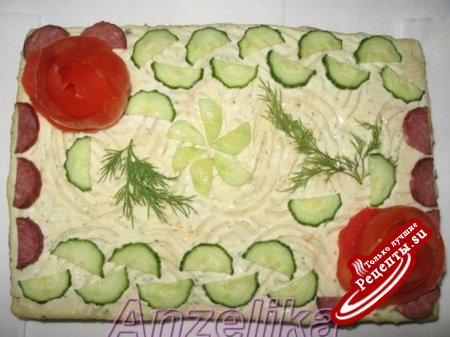 Торт "Бутербродный" (вариант)