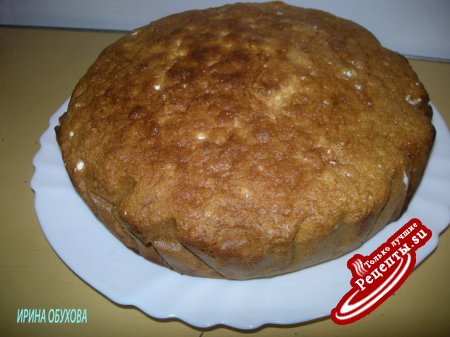 Ванильный бисквитный торт