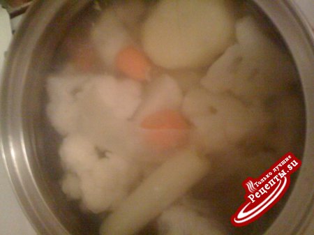 Воздушный крем-суп из цветной капусты
