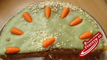 Морковный тортик "Зайкины радости и печали"