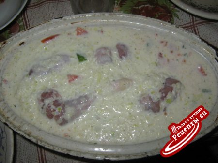 Курочка с овощами.