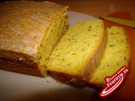 Кукурузный хлеб с зеленым луком