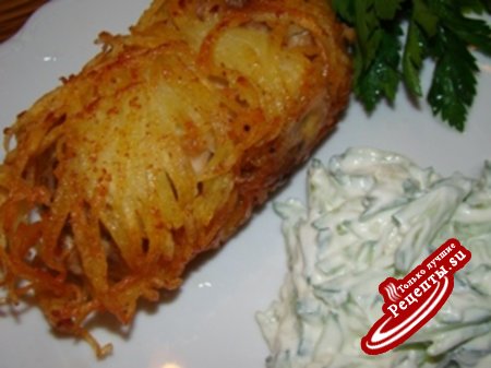 Кокон куриный с грибами