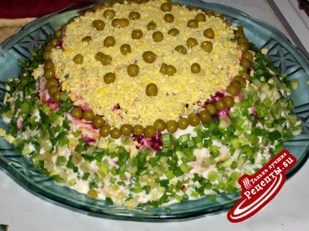 салат "Овощной пирог"
