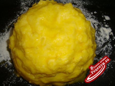 Картофельное лукошко ))))))) и мясо в сырно -майонезной корочке