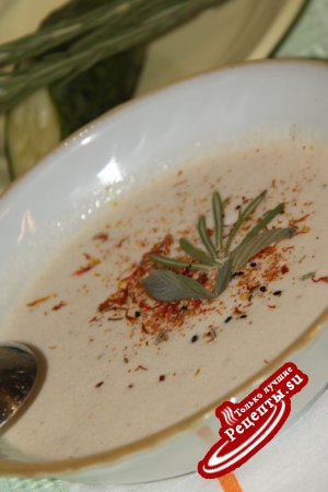 Пряный холодный суп с мятой из серии "Что съесть,чтобы похудеть"(вариант)