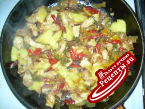 Ананасовые лодлчки для двоих