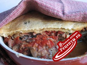 Английский пирог?? с говядиной и почками.