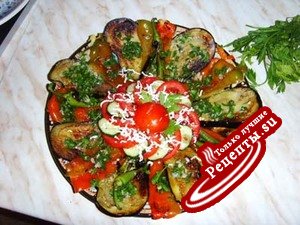 Болгарский овощной салат (зеленчукова салата)
