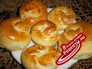 Булочки с орехом(мой вариант)