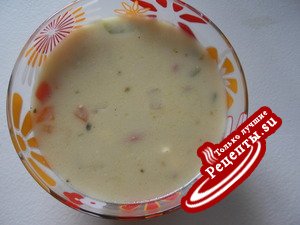 Быстрый сырный суп