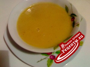 Чечевичный суп-пюре (из 2-х видов чечевицы)-вариант 101