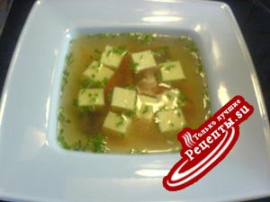 дети это любят! Eierstichsuppe (аерштихсуппе)