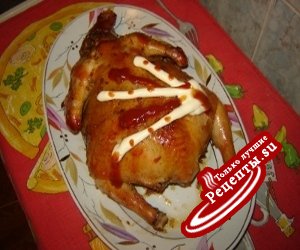 Фаршированная курица " чудо без перьев"