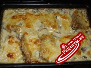 Говядина разварная с сыром.