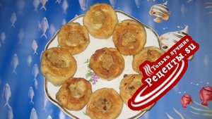Ханукальные рыбные пончики.