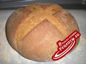 Хлеб из цельной и кукурузной муки