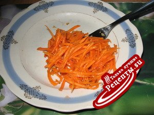 Хрустящая морковь "по корейски"(вариант)