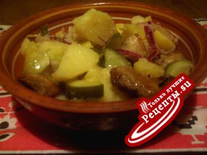 Картофельный салат по-деревенски