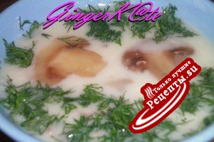 <i><b>Картофельный суп по-старочешски с грибами (Bramborov? pol?vka)</b></i>