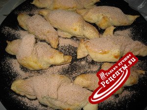 Круасанчики с шоколадом