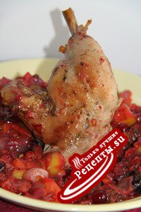 Курица с соусом "Шатни"
