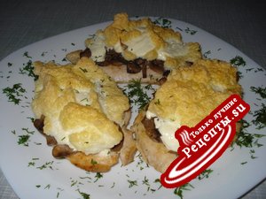 Курица " В снегу "